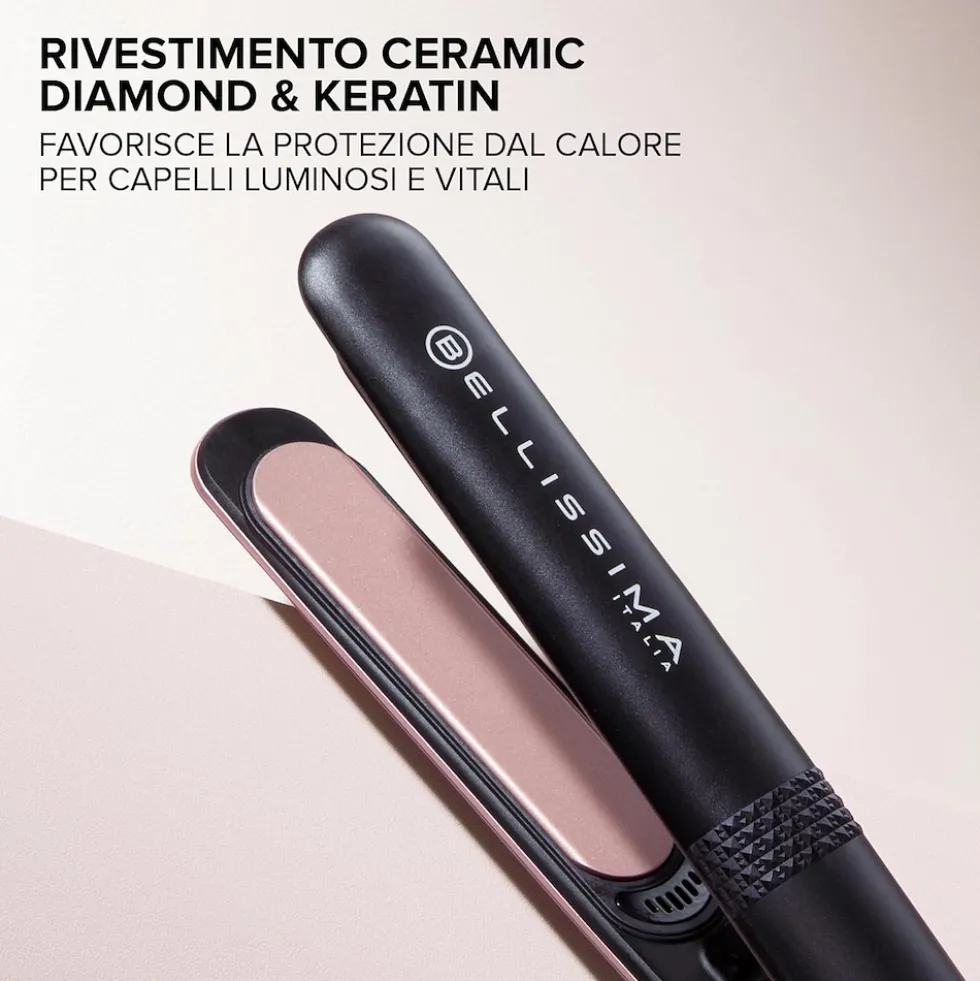 Piastra per capelli Imetec Bellissima Creativity Ion, liscio e mosso senza effetto crespo