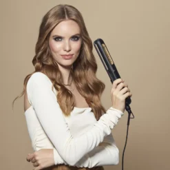 Piastra per capelli Imetec Bellissima Steam Ceramic & Keratin con vapore