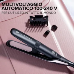 Piastra per capelli Imetec Bellissima B-Mini con piastre in ceramica