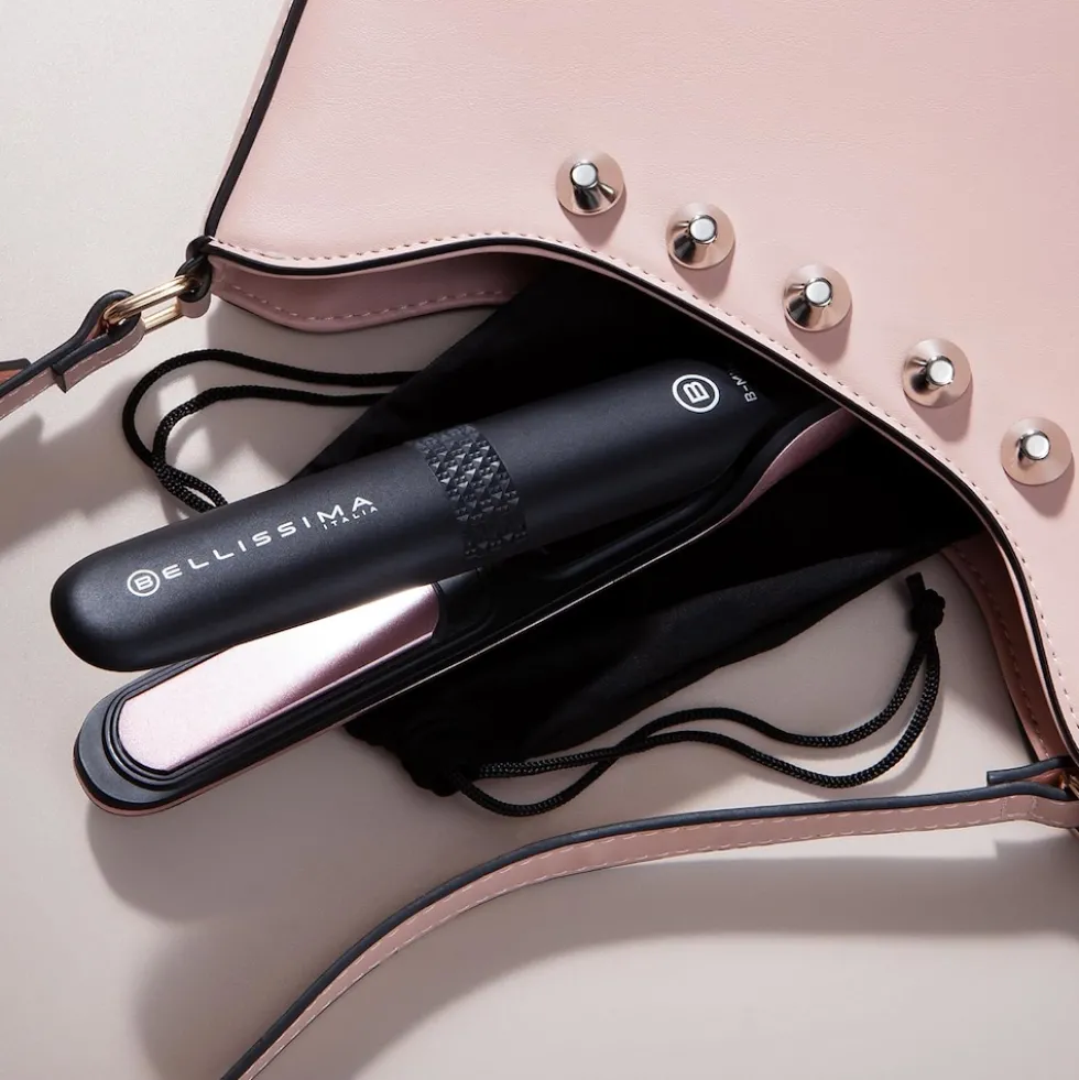 Piastra per capelli Imetec Bellissima B-Mini con piastre in ceramica