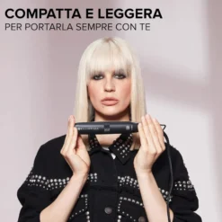 Piastra per capelli Imetec Bellissima B-Mini con piastre in ceramica