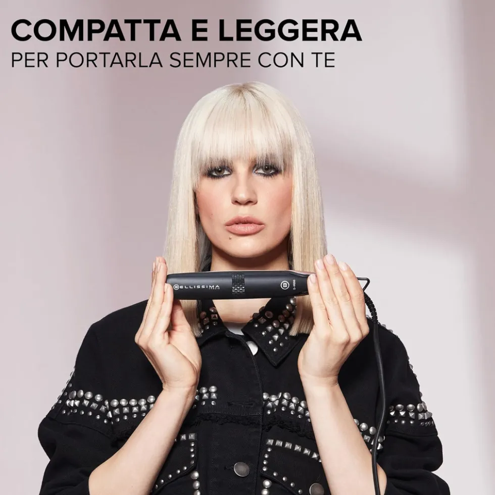 Piastra per capelli Imetec Bellissima B-Mini con piastre in ceramica
