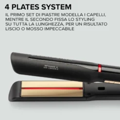 Piastra per capelli Imetec Creativity Infrared con infrarossi