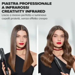 Piastra per capelli Imetec Creativity Infrared con infrarossi