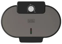 Piastra waffle Black & Decker BXFC3200E Inox e Black