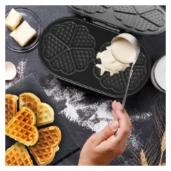 Piastra waffle Black & Decker BXFC3200E Inox e Black