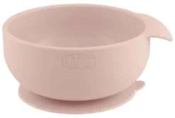 Piatto fondo bimbo Chicco 00010221160000 ciotola base ventosa Rosa