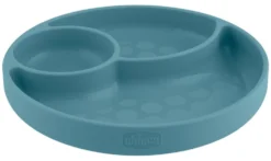 Piatto fondo bimbo Chicco 00010216260000 porzionato 3P base ventosa Az