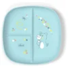 Piatto fondo bimbo Chicco 00016003250000 porzionato 3P Azzurro
