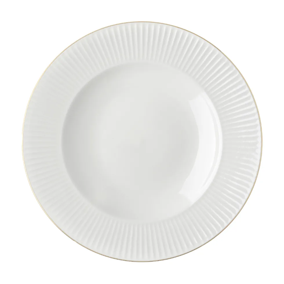 Piatto fondo - confezione 6 pz Ø 22 cm - Plissè