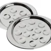 Piatto lumache Ilsa 0168006 6 Posti Cromo lucido