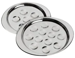 Piatto lumache Ilsa 0168006 6 Posti Cromo lucido