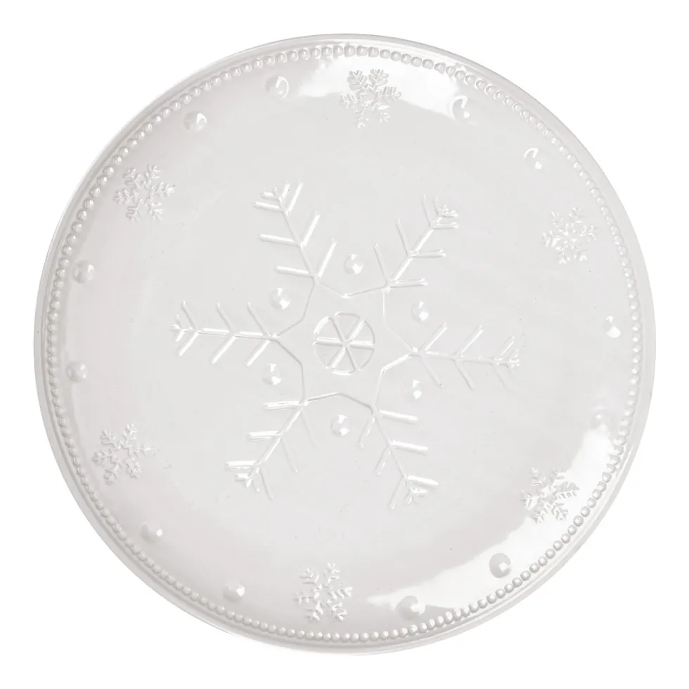 Piatto panettone in ceramica con decorazione a rilievo Ø 30 cm - Frozen
