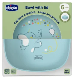 Piatto pappa Chicco 00016001250000 WARMY PAPPACALDA Bowl con coperchio