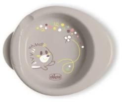 Piatto pappa Chicco 00016000350000 WARMY PAPPACALDA Grigio