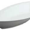 Piatto portata Ilsa E118520IV00 HANA EFAY Foglia Bianco