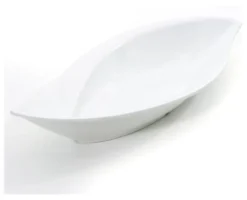 Piatto portata Ilsa E118517IV00 HANA EFAY Foglia Bianco