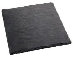Piatto portata Ilsa 11970300PPV ARDESIA quadro Nero