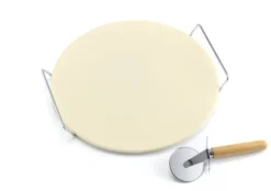 Pietra pizza Ompagrill 103300 con supporto e rotella taglio