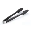 Pinza per barbecue o forno in silicone antracite