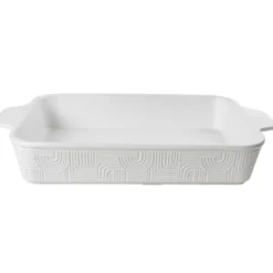 Pirofila da forno con manici. Temp. Max 220°C 36,5 x 22 cm - Waves