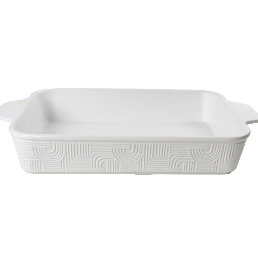 Pirofila da forno con manici. Temp. Max 220°C 36,5 x 22 cm - Waves