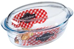Pirofila O Cuisine 459AC00 1743 ovale con coperchio 1 lt Trasparente