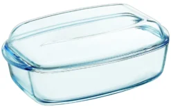 Pirofila Pyrex 465A000 7644 con coperchio Trasparente