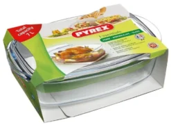 Pirofila Pyrex 466A000 7643 con coperchio Trasparente