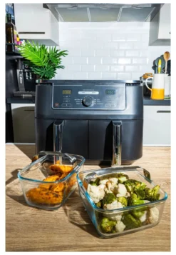 Pirofila Pyrex 300U300 8045 AIR FRYER con manico removibile Trasparent