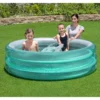 Piscina bimbo Bestway 51042 Big Metallic 3 anelli Verde e Silver