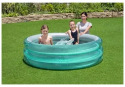 Piscina bimbo Bestway 51042 Big Metallic 3 anelli Verde e Silver