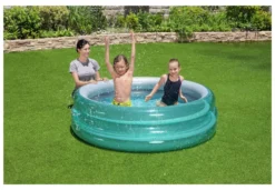 Piscina bimbo Bestway 51042 Big Metallic 3 anelli Verde e Silver