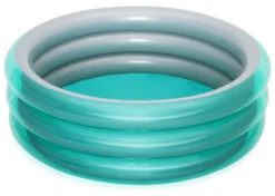 Piscina bimbo Bestway 51042 Big Metallic 3 anelli Verde e Silver