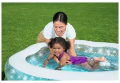 Piscina bimbo Bestway 52489 conchiglia Verde e Bianco