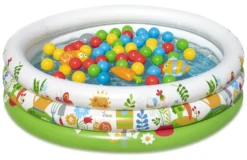 Piscina bimbo Bestway 52466 8 Spring lovers con 50 palline Multicolore