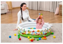 Piscina bimbo Bestway 52466 8 Spring lovers con 50 palline Multicolore