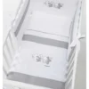 Piumone lettino Foppapedretti 9900279180 PICCOLI AMICI set 3 pz Grigio
