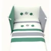 Piumone lettino Pali 0687Astridg ASTRID set 3 pz Bianco e Grigio