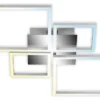 Plafoniera Briloner BT10025 FRAME Alluminio e Cromo