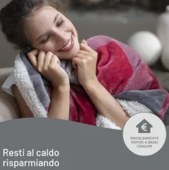 Plaid riscaldabile Imetec 16715 ADAPTO 6 con 6 temperature