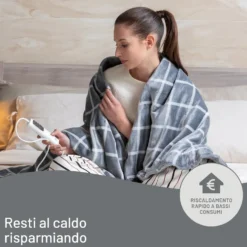 Plaid riscaldabile Imetec 16775 ADAPTO 6 con 6 temperature