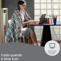 Plaid riscaldabile Imetec 16775 ADAPTO 6 con 6 temperature