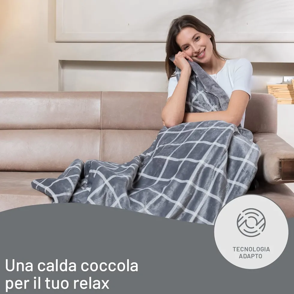 Plaid riscaldabile Imetec 16775 ADAPTO 6 con 6 temperature