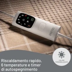 Plaid riscaldabile Imeter Adapto Elegance 180x140 cm con 6 temperature