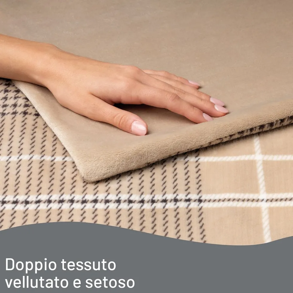 Plaid riscaldabile Imeter Adapto Elegance 180x140 cm con 6 temperature
