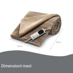 Plaid riscaldabile Imeter Adapto Elegance 180x140 cm con 6 temperature