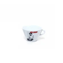 PL303 Lelit- confezione 6 tazzine latte 270 cl. + piattini in porcellana