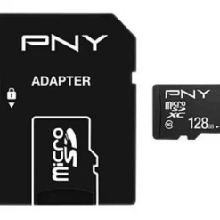 PNY MICRO SD 128GB CON ADATTATORE P-SDU12810PPL-GE CL10