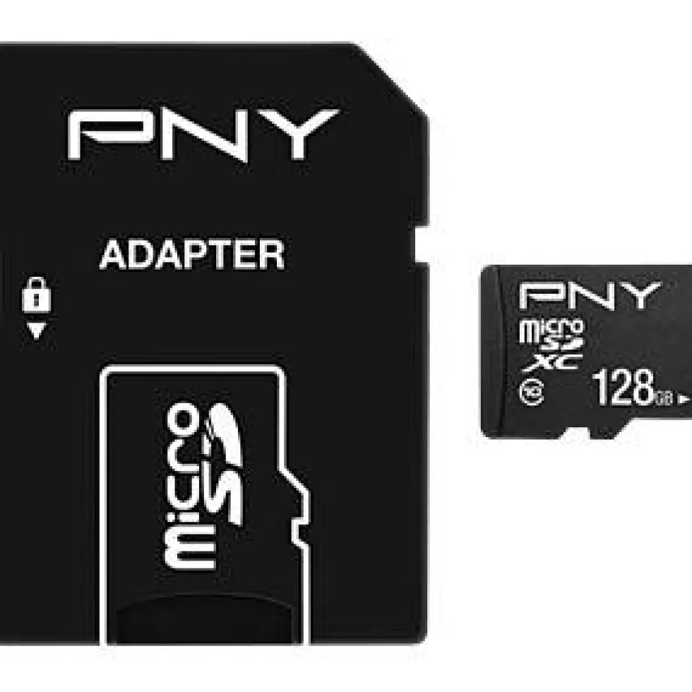 PNY MICRO SD 128GB CON ADATTATORE P-SDU12810PPL-GE CL10